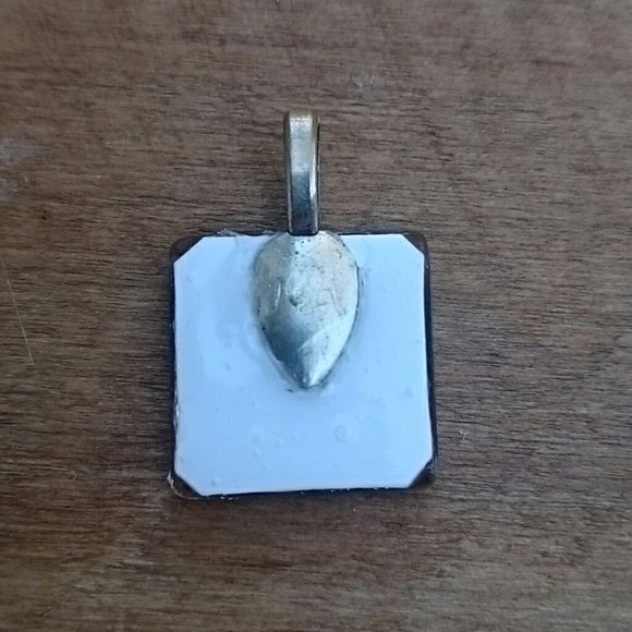 Hand Crafted Horse Glass Tile Pendant Sunset Beach Necklace Equestrian Gift - Picture 2 of 2